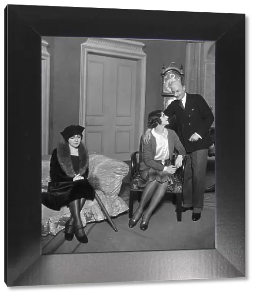 Scene from the play Of Course You ll Marry Him. 30 January 1929