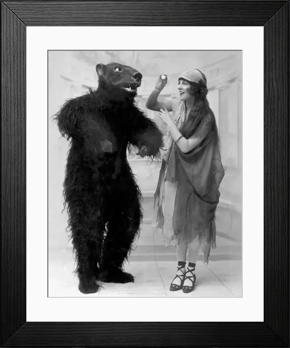 Framed Print : Scene from the play Nows the Time. 17th November 1915