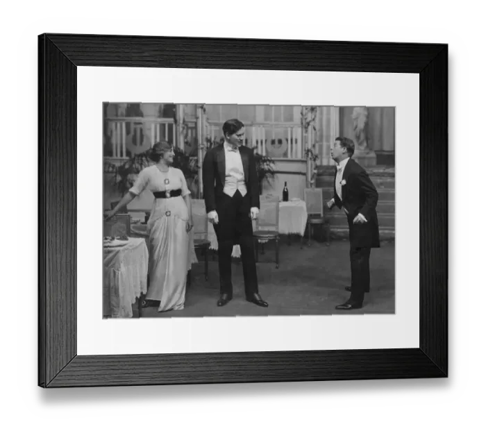 Framed Print : Scene from a London theatre production. Circa 1920 Framed Print : Scene from a London theatre production. Circa 1920