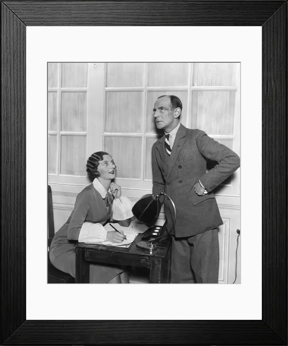 Framed Print : Scene from the play The Squeaker. 3rd June 1928 Framed Print : Scene from the play The Squeaker. 3rd June 1928