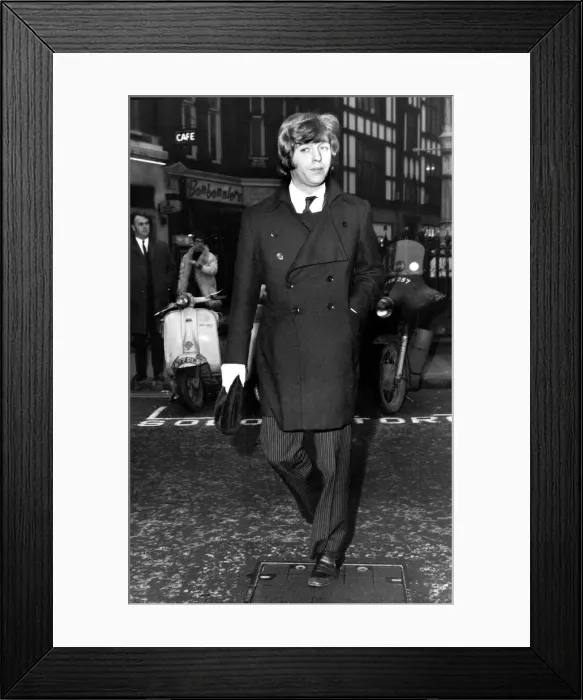 Framed Print : Singer Georgie Fame in London 11 December 1968 Framed Print : Singer Georgie Fame in London 11 December 1968