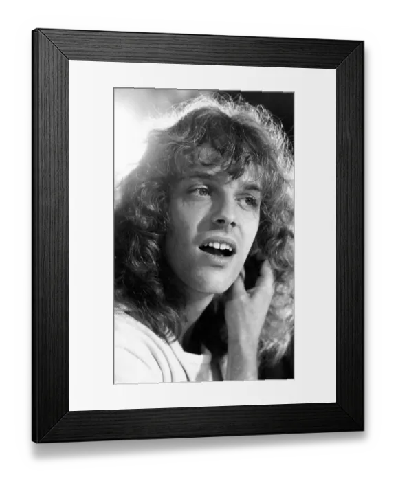 Framed Print : Pop star Peter Frampton 21 October 1976