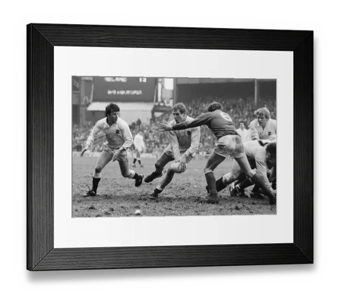 Framed Print : England v Ireland International at Twickenham 1st March 1986 Framed Print : England v Ireland International at Twickenham 1st March 1986