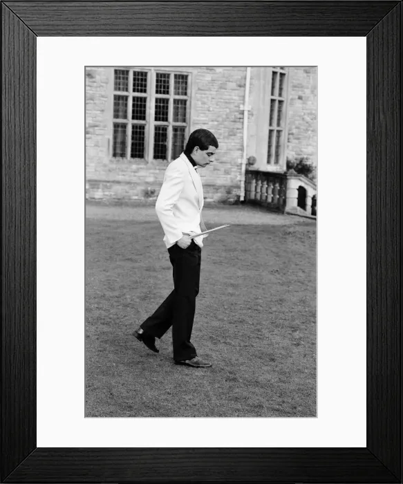 Framed Print : Filming of the fourth and final series of the BBC comedy satire show Framed Print : Filming of the fourth and final series of the BBC comedy satire show