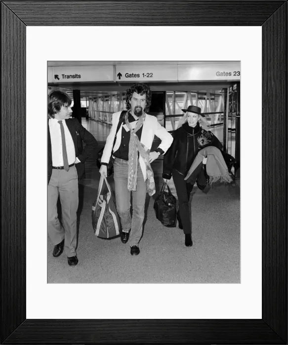 Framed Print : Star of the BBC comedy satire Not The Nine O Clock News