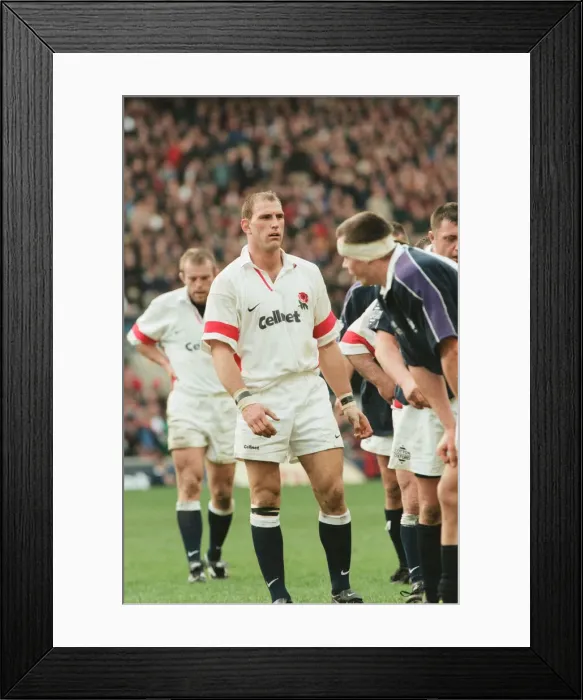 Framed Print : Calcutta Cup Five Nations. England 24 v. Scotland 21 at Twickenham Framed Print : Calcutta Cup Five Nations. England 24 v. Scotland 21 at Twickenham