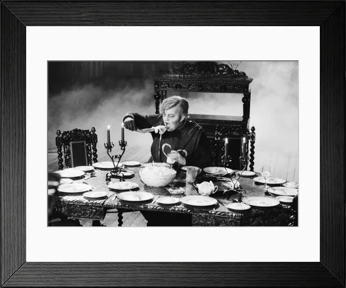 Framed Print : Filming of the fourth and final series of the BBC comedy satire show Framed Print : Filming of the fourth and final series of the BBC comedy satire show