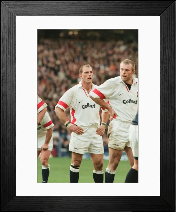 Framed Print : Calcutta Cup Five Nations. England 24 v. Scotland 21 at Twickenham