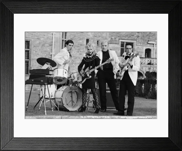 Framed Print : Filming of the fourth and final series of the BBC comedy satire show Framed Print : Filming of the fourth and final series of the BBC comedy satire show