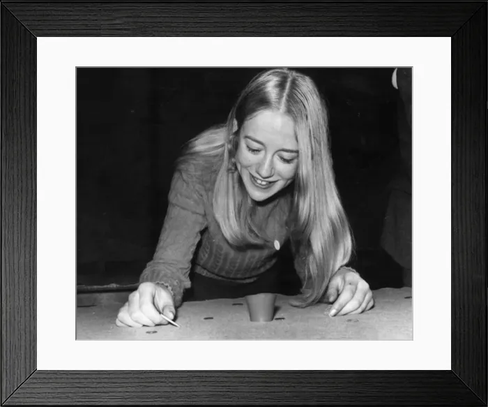 Framed Print : Northern Junior Tiddleywinks Championships. Kathy Ormerod aged 17 Framed Print : Northern Junior Tiddleywinks Championships. Kathy Ormerod aged 17