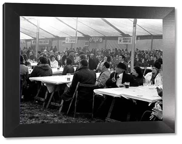 The Tyneside Beer Festival at Gosforth 22 April 1973 - Opening night when crowds packed