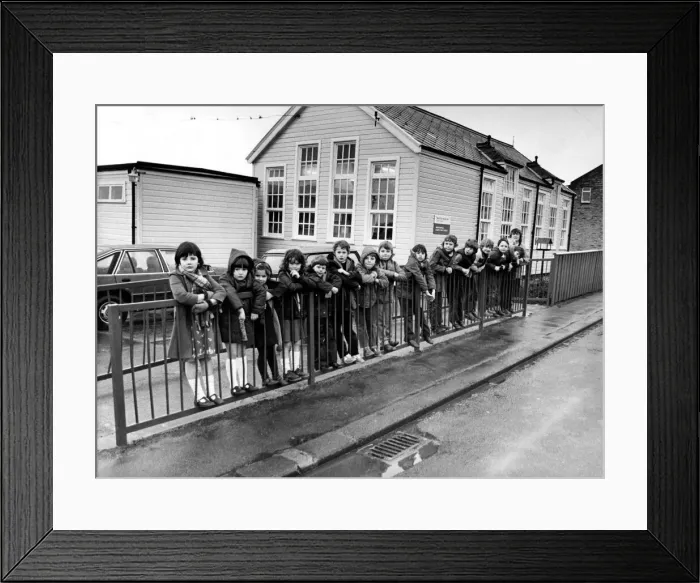 Framed Print : Pupils at Whittonstall County First School, Stocksfield Framed Print : Pupils at Whittonstall County First School, Stocksfield