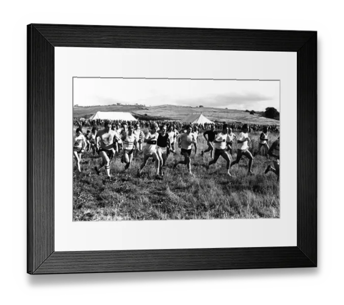Framed Print : Scenes from the 1986 Alwinton Border Shepherds Show 12 October 1986 The fell race Framed Print : Scenes from the 1986 Alwinton Border Shepherds Show 12 October 1986 The fell race