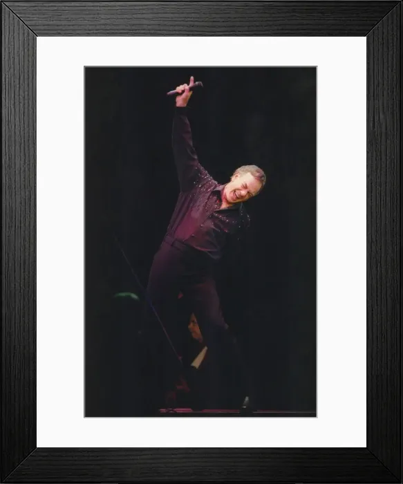 Framed Print : Singer Neil Diamond performs in concert at the Telewest Arena in Newcastle 24 February Framed Print : Singer Neil Diamond performs in concert at the Telewest Arena in Newcastle 24 February