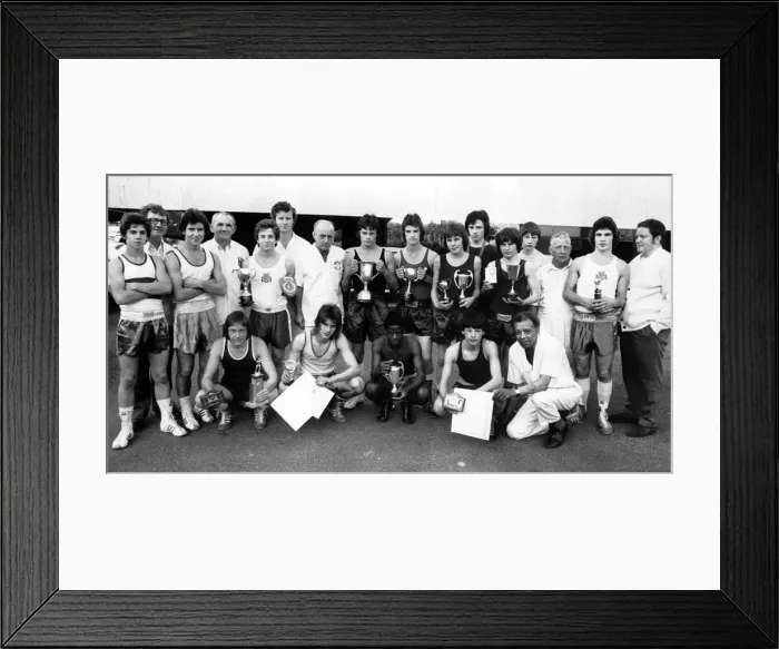 Framed Print : Warwickshires amateur boxing internationals, champions