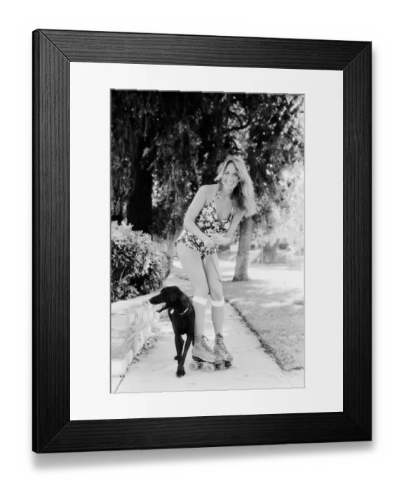 Framed Print : Catherine Bach (27) actress who stars as Daisy Duke in tv series The Dukes of Hazard