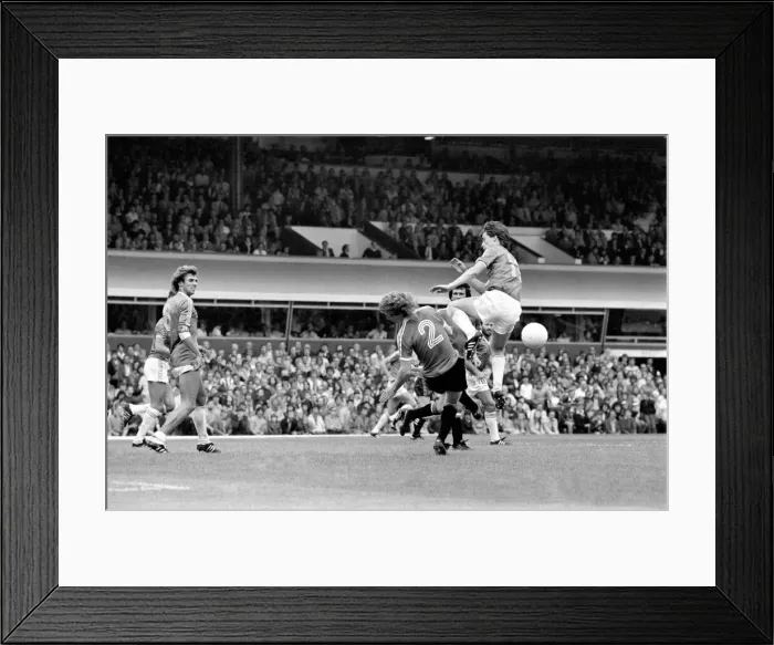 Framed Print : English League Division One match at St. Andrews. Birmingham City 0 v Manchester United 0 Framed Print : English League Division One match at St. Andrews. Birmingham City 0 v Manchester United 0