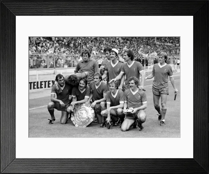 Framed Print : F. A Community Shield. Liverpool 1 v. West Ham United 0. August 1980 LF04-05-077 Framed Print : F. A Community Shield. Liverpool 1 v. West Ham United 0. August 1980 LF04-05-077