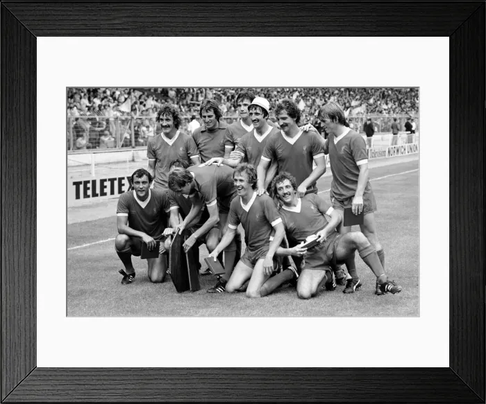 Framed Print : F. A Community Shield. Liverpool 1 v. West Ham United 0. August 1980 LF04-05-079 Framed Print : F. A Community Shield. Liverpool 1 v. West Ham United 0. August 1980 LF04-05-079