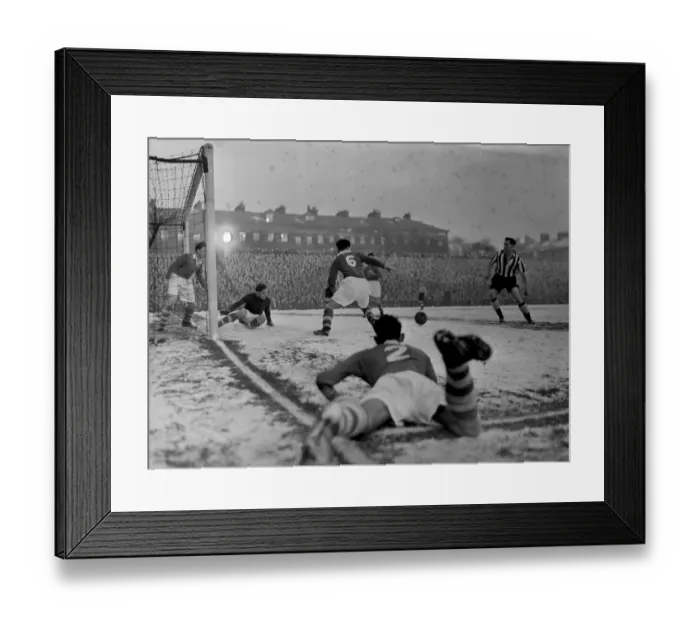 Framed Print : Finnigan Staff Photographer Football Jan 26th 1952 Jackie Framed Print : Finnigan Staff Photographer Football Jan 26th 1952 Jackie