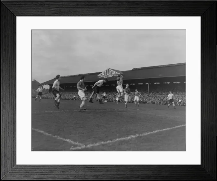 Framed Print : Bennett Staff Photographer April 11th 1952 Good Friday Football Fulham Framed Print : Bennett Staff Photographer April 11th 1952 Good Friday Football Fulham