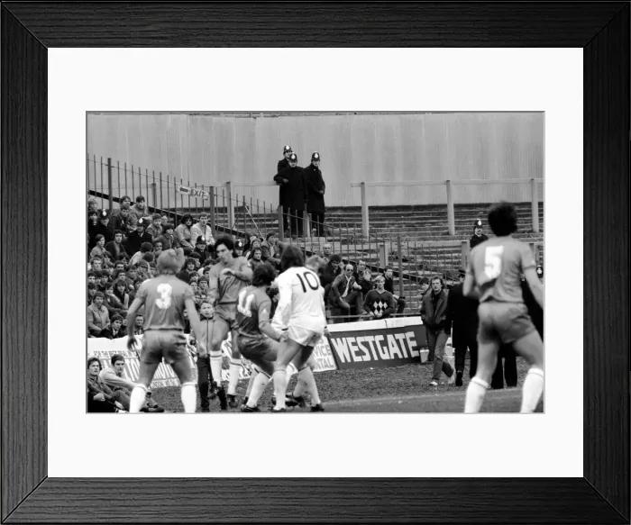 Framed Print : F. A Cup Football. Chelsea 2 v. Tottenham Hotspurs 3. F. A. Cup March 1982 LF08-16-096