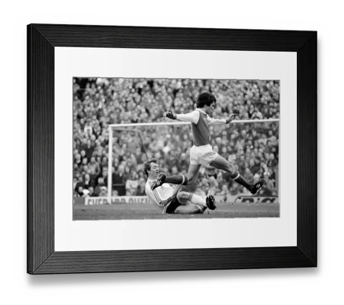 Framed Print : Division 1 football. Arsenal 1 v. Ipswich 0. March 1982 LF08-12-063 Framed Print : Division 1 football. Arsenal 1 v. Ipswich 0. March 1982 LF08-12-063