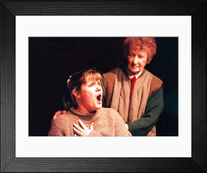 Framed Print : Members of the Bridge Womans Group practice their interpretation of Madam Butterfly