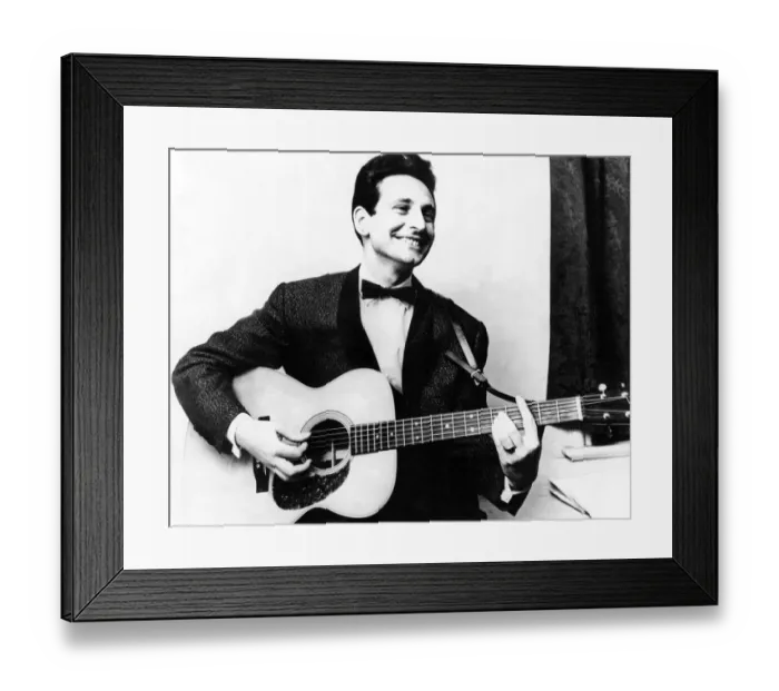 Framed Print : Singer Lonnie Donnegan 7 October 1959