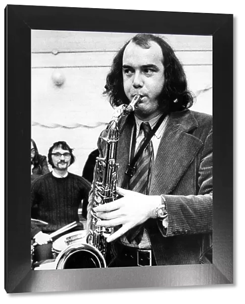 David Ormiston of Blakelaw in the College Big Band takes a sax solo in December 1971