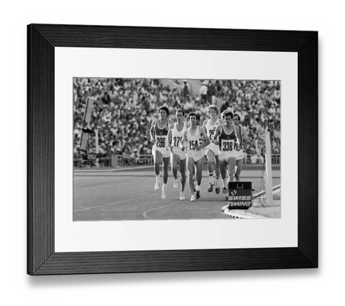 Framed Print : Mens 1500 metres final at the 1980 Summer Olympics in Moscow 1st August 1980 Framed Print : Mens 1500 metres final at the 1980 Summer Olympics in Moscow 1st August 1980