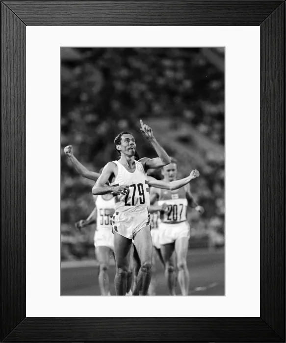 Framed Print : Mens 1500 metres Semi Final Heats at the 1980 Summer Olympics in Moscow 31st July 1980 Framed Print : Mens 1500 metres Semi Final Heats at the 1980 Summer Olympics in Moscow 31st July 1980