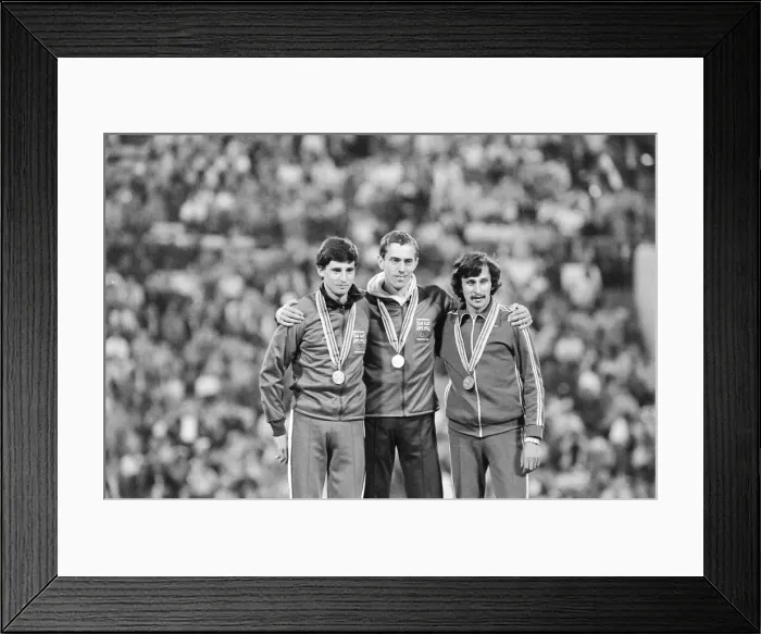 Framed Print : 1980 Olympic Games at the Central Lenin Stadium in Moscow, Soviet Union