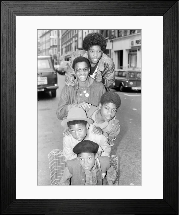 Framed Print : Musical Youth, British Jamaican pop / reggae group, 8th October 1982 Framed Print : Musical Youth, British Jamaican pop / reggae group, 8th October 1982