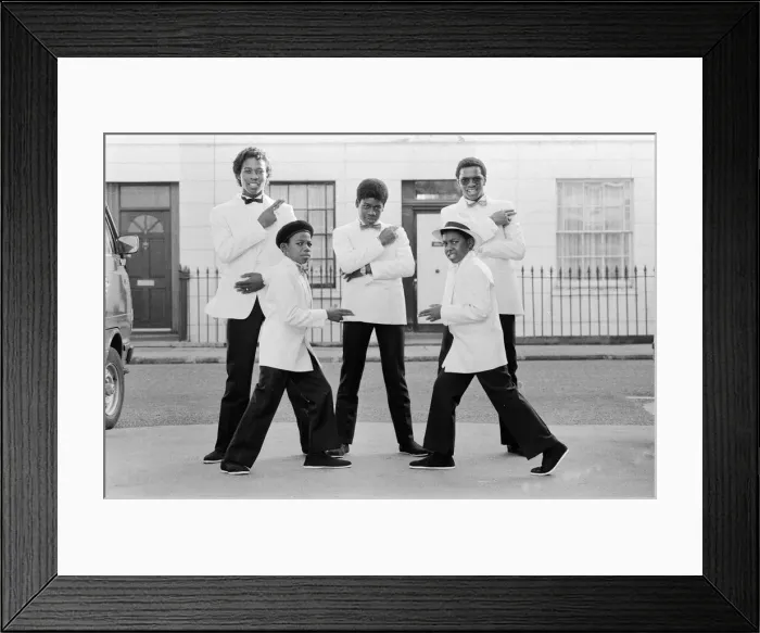 Framed Print : Musical Youth, British Jamaican pop  /  reggae group, who are currently recording the video