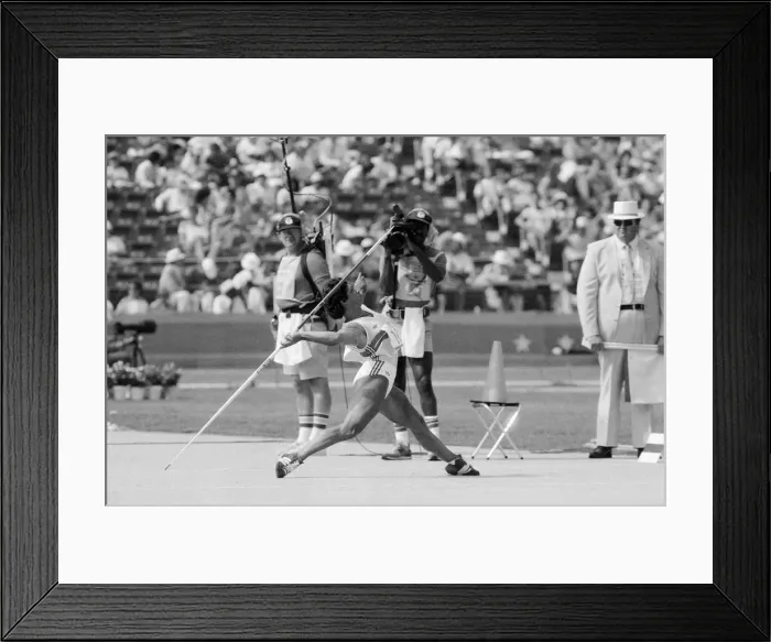 Framed Print : 1984 Olympic Games in Los Angeles, USA. Great Britain Framed Print : 1984 Olympic Games in Los Angeles, USA. Great Britain