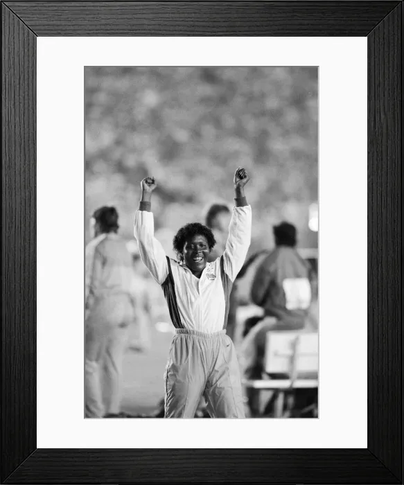 Framed Print : 1984 Olympic Games in Los Angeles, USA. Great Britain
