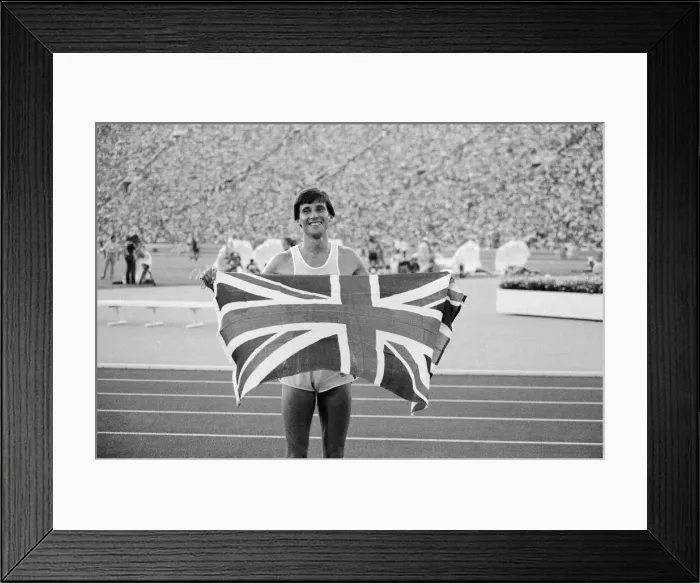 Framed Print : 1984 Olympic Games in Los Angeles, USA. Mens Athletics Framed Print : 1984 Olympic Games in Los Angeles, USA. Mens Athletics