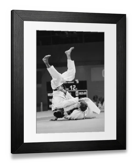 Framed Print : 1984 Olympic Games in Los Angeles, USA. Great Britain