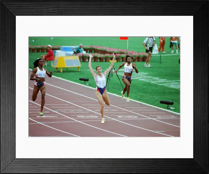 Framed Print : 1992 Olympic Games in Barcelona, Spain. Athletics- Women