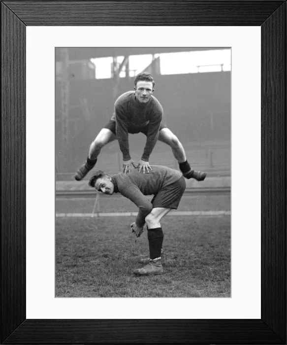 Framed Print : Clapton Orient F. C. in training. Lawrence and Galbraith. DM17214. c. 1927 Framed Print : Clapton Orient F. C. in training. Lawrence and Galbraith. DM17214. c. 1927
