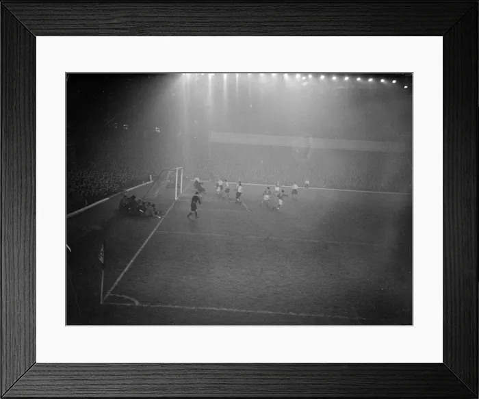 Framed Print : Action from the Arsenal match against Spartak. November 1954 Framed Print : Action from the Arsenal match against Spartak. November 1954