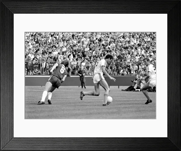 Framed Print : English League Division Two match at Stamford Bridge. Chelsea 0 v West Ham United 1