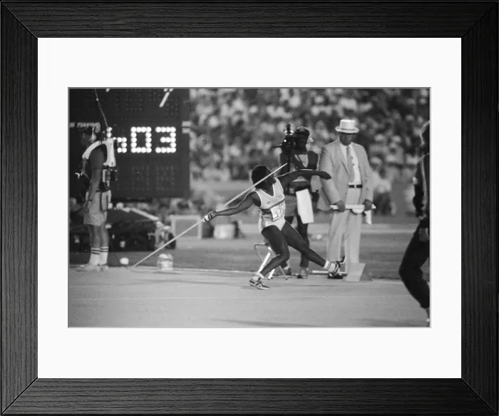 Framed Print : 1984 Olympic Games in Los Angeles, USA. Great Britain Framed Print : 1984 Olympic Games in Los Angeles, USA. Great Britain