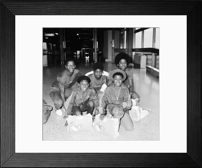 Framed Print : Musical Youth, British Jamaican pop  /  reggae group, who are flying out to Jamaica to film