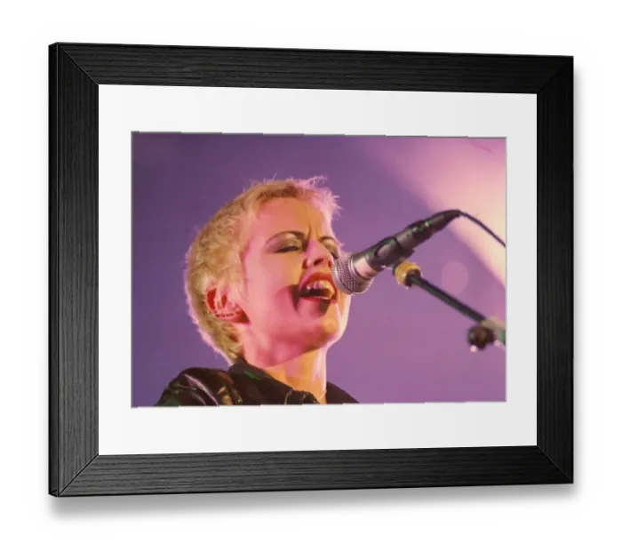 Framed Print : The Cranberries live in concert at the Mayfair in Newcastle 12 October 1994 - singer Framed Print : The Cranberries live in concert at the Mayfair in Newcastle 12 October 1994 - singer