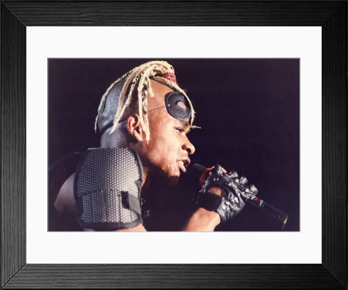 Framed Print : Pop band Clock at Newcastle Arena during the Metro Radio FM 97