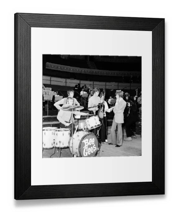 Framed Print : The Bee Gees whose first UK tour opens at the Royal Albert Hall, London 27th March 1968 Framed Print : The Bee Gees whose first UK tour opens at the Royal Albert Hall, London 27th March 1968