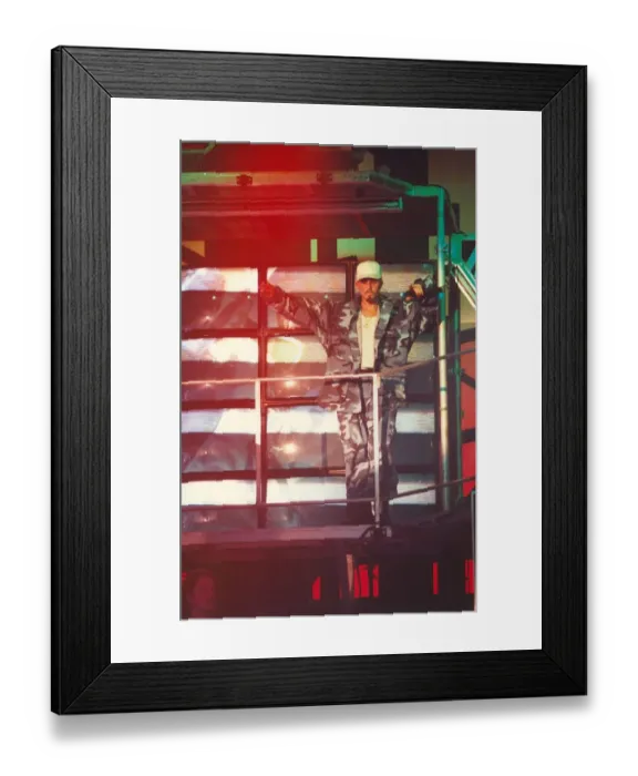 Framed Print : Pop group East 17 perform in concert at the Whitley Bay Ice Rink 24 May 1995