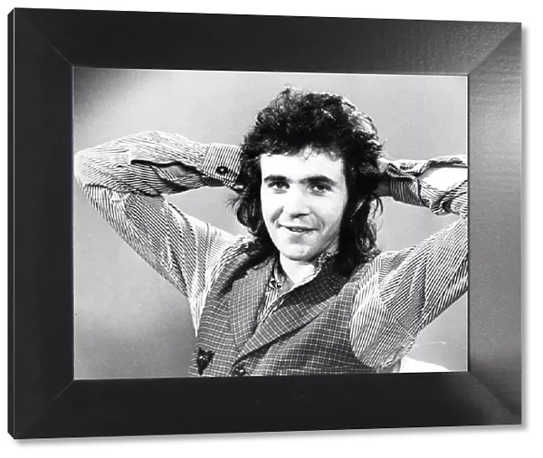 Singer David Essex pictured in his suite at the Holiday Inn Hotel in Wideopen in